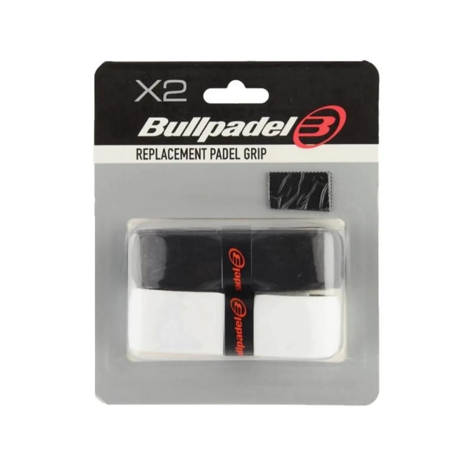 Bullpadel Gripy wymienne GR1210 2 szt. black/white