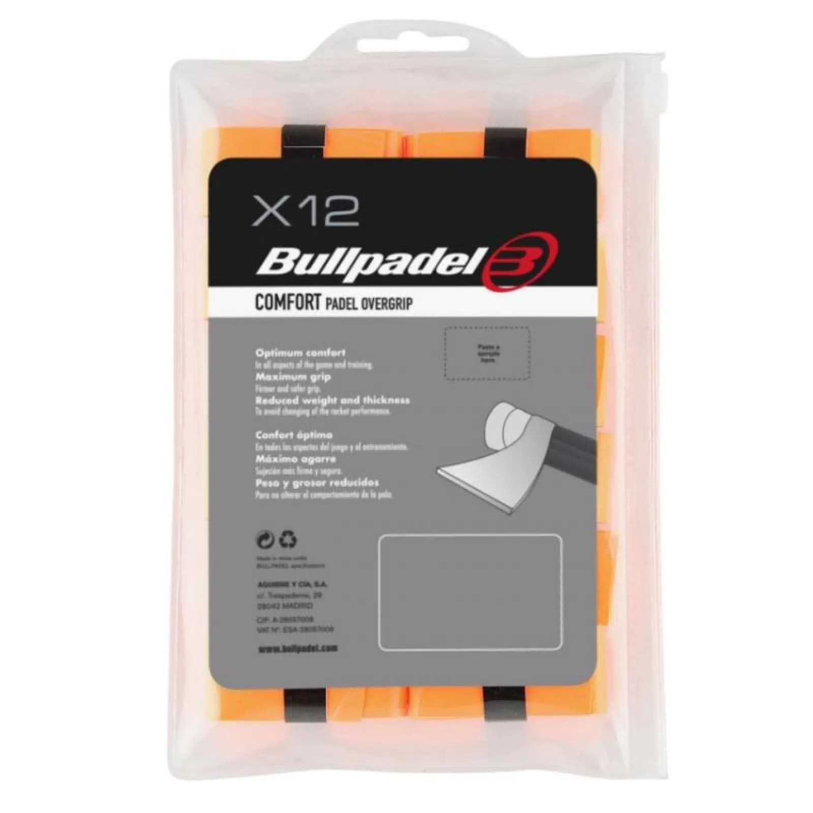 Bullpadel Fluo 12 szt. orange