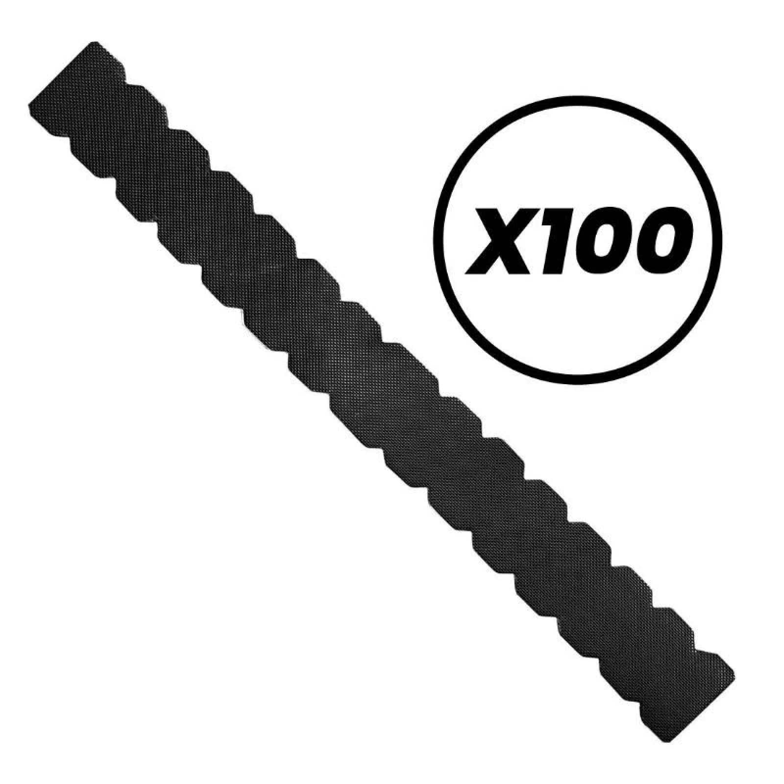 Elite Ząbkowana szorstka x100 black