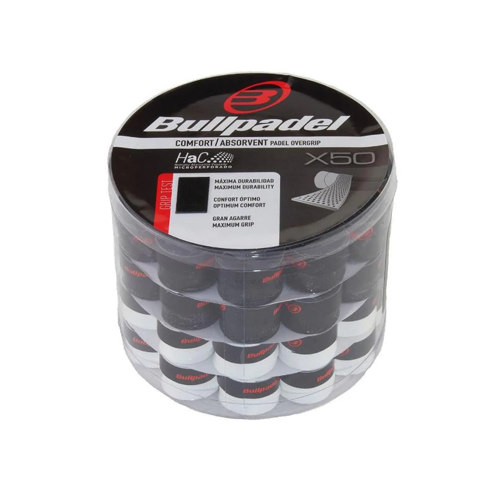 Bullpadel GB1201 50 szt. white/black